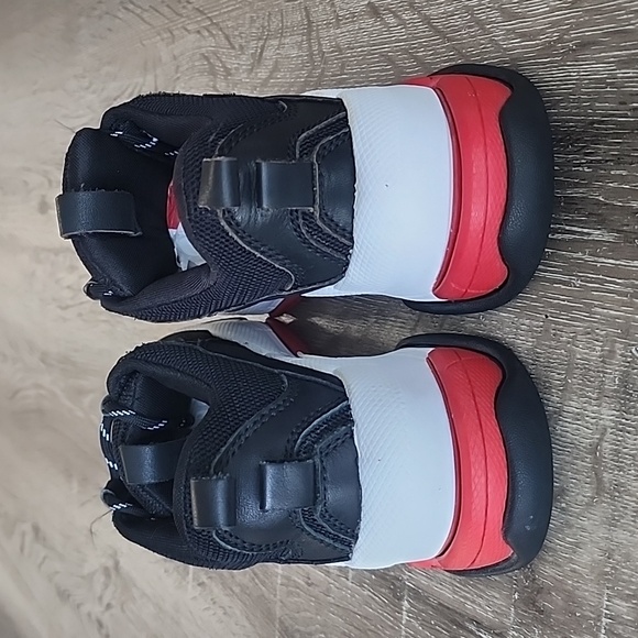 Jeffery Campbell Lo-Fi Chunky Sneakers Black White Red 6.5 - Picture 7 of 12